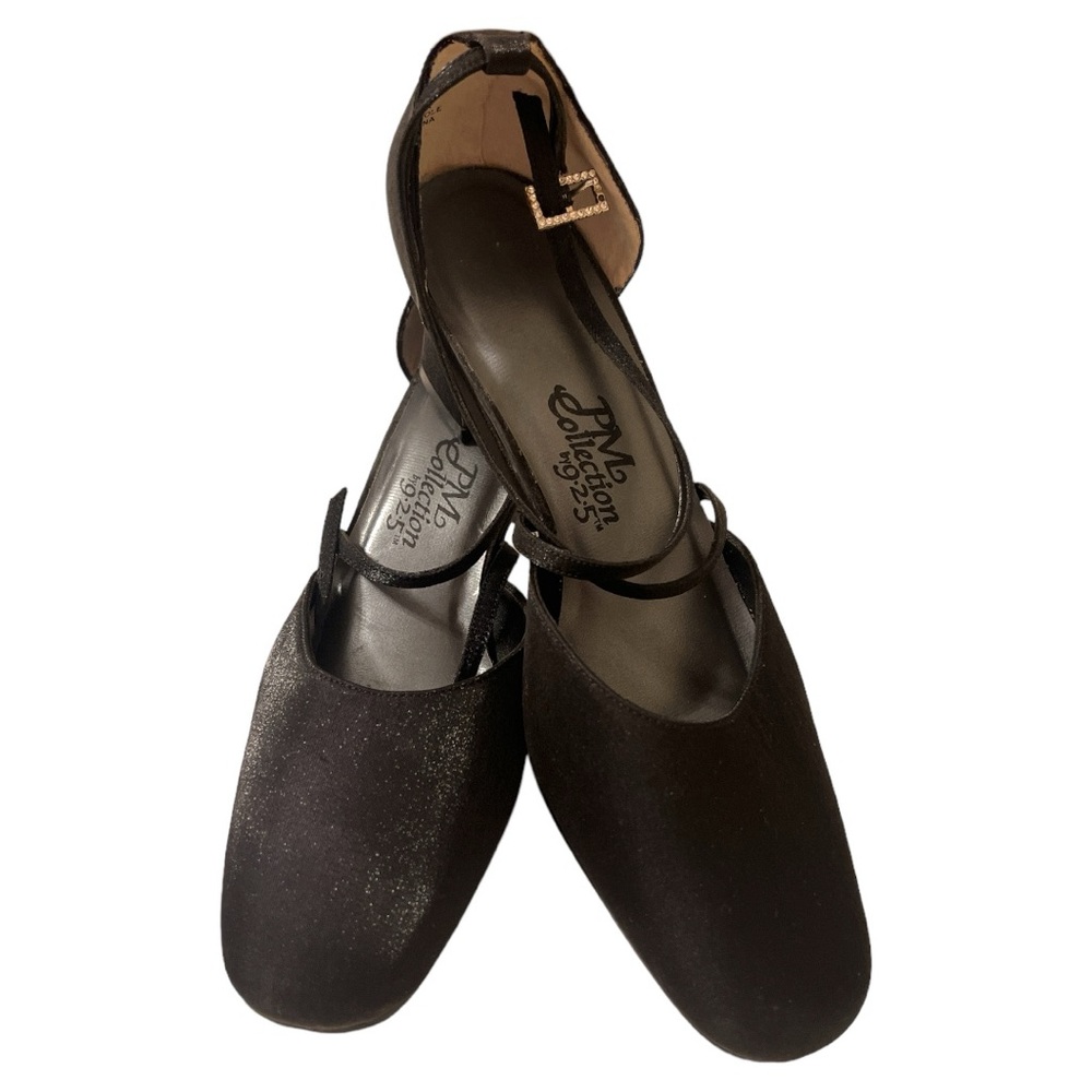 PM‎ Collection by 925 women’s scrappy heels size 9.5 black Vintage VTG
